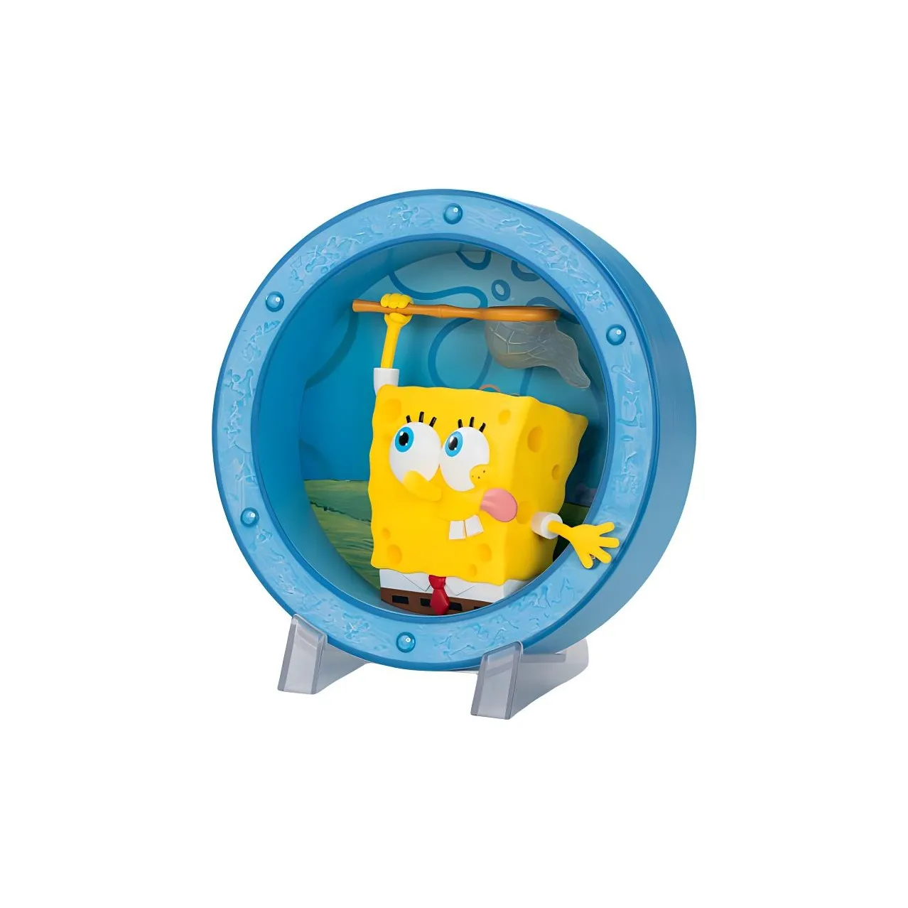 POP MART Коллаборация Edición Губка Боб Dimensional Window Collection Resonance Gong Прозрачный Слепой Бокс с Карточкой 15 см