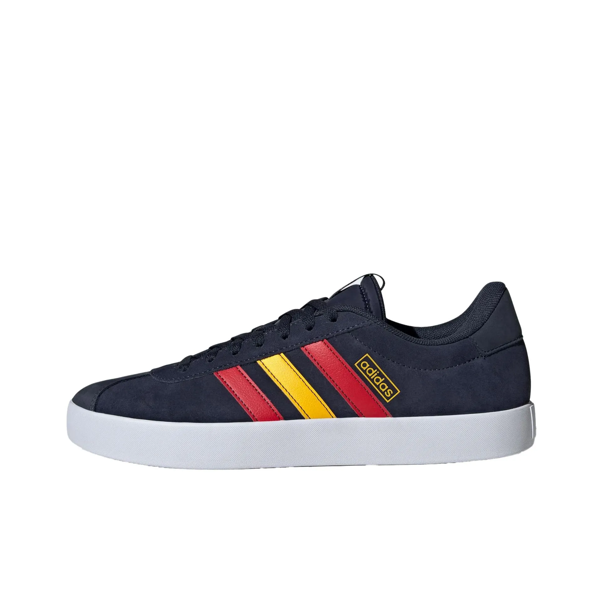 Adidas VL COURT 3.0 Anti Slip Wear Resistant Low Top Skateboard Shoes Unisex Blue Red Yellow