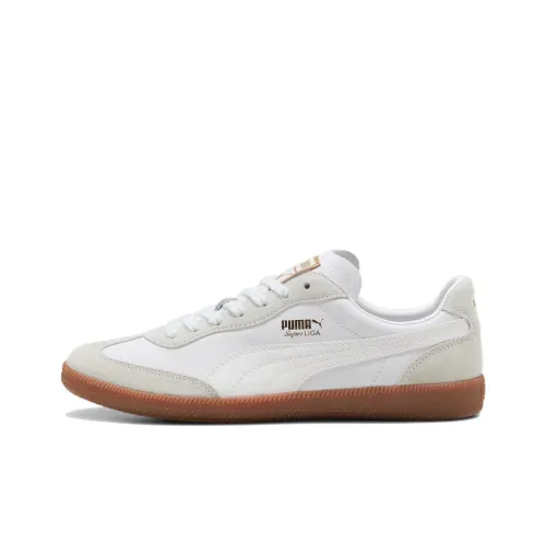 Puma Liga Кроссовки для скейтбординга, низкие, бело-серые, унисекс