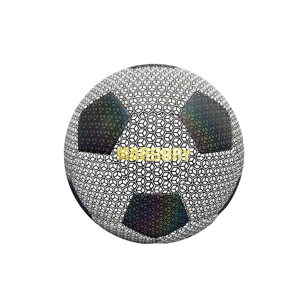MARBURY Reflective Luminous Series Size 4 Size 5 Soccer PU Seamless Thermal bonding Unisex Silver White