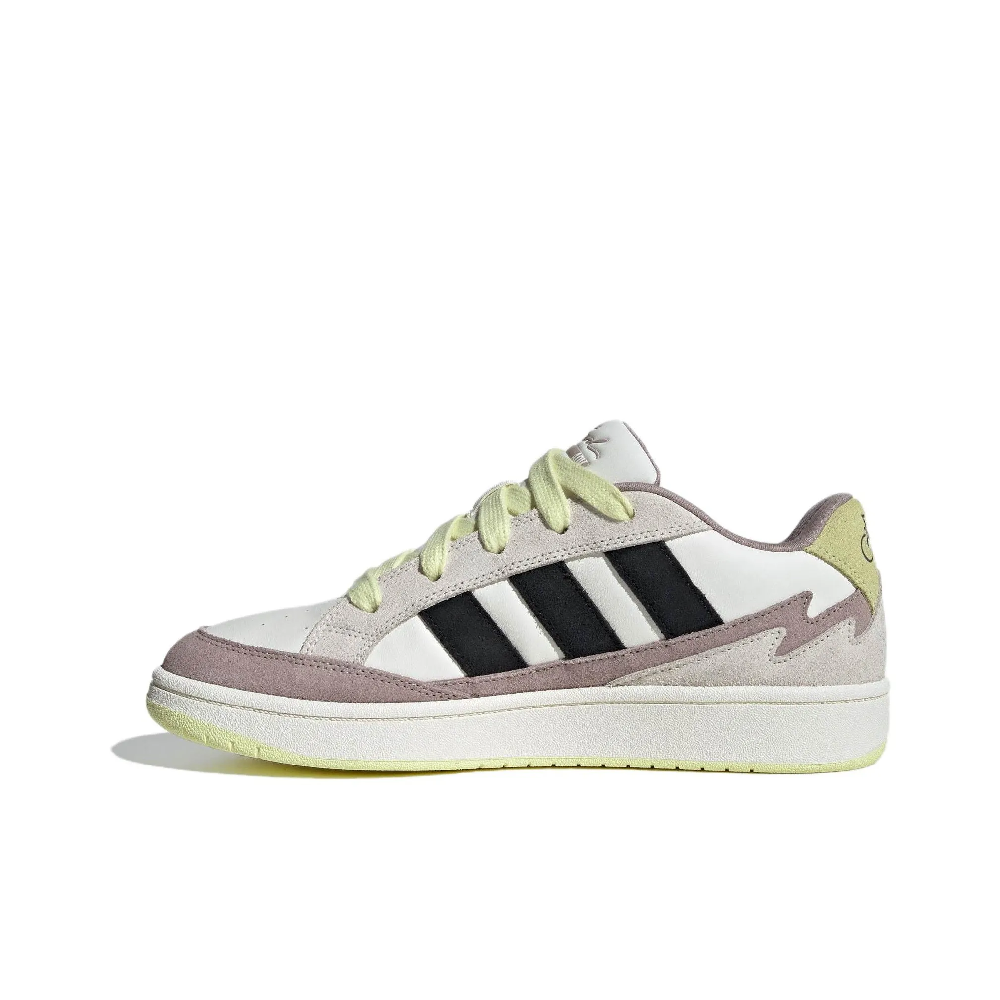 Adidas CARD Anti Slip Wear Resistant Low Top Skateboard Shoes Unisex White Black Purple