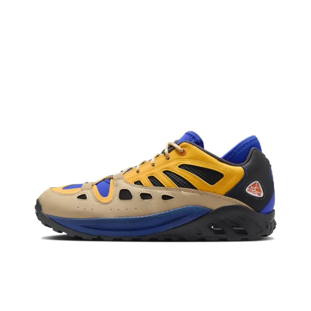 Nike ACG Air Exploraid Hiking / Trekking Shoes Unisex Low Top Blue Yellow