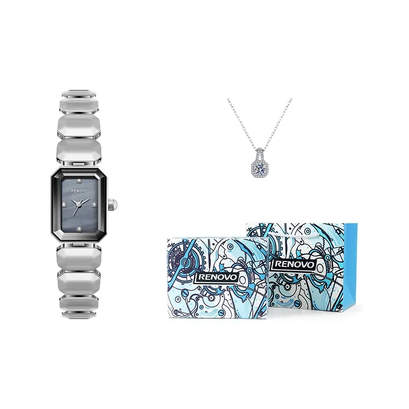 RENOVO Xiaoice Конфетный Кварц Механизм Нержавеющая Сталь Ремешок Часы Женские Часы Серый Циферблат