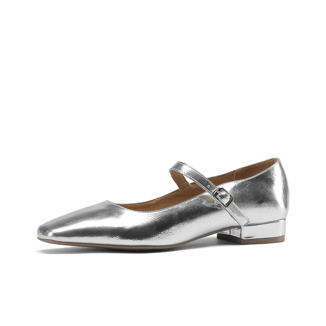 safiya Туфли Мэри Джейн 2,3 см Женские Серебряные