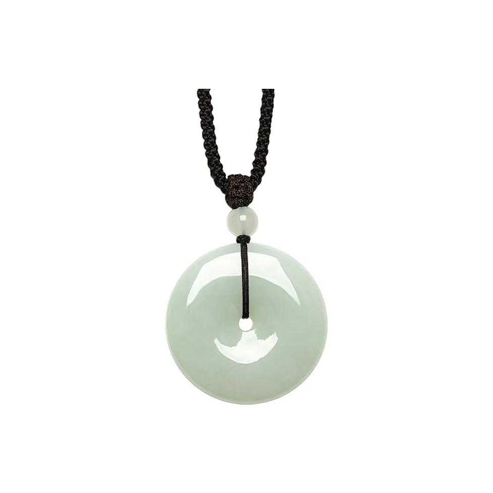 CHOW TAI SENG Glutinous Jade Necklaces Unisex