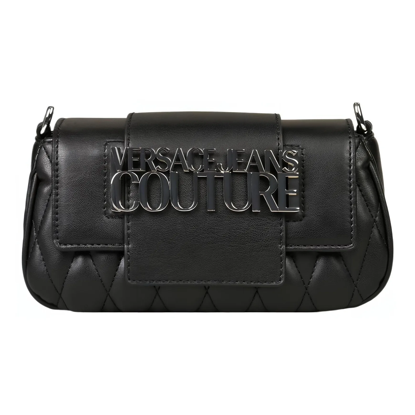 VERSACE JEANS COUTURE Полиуретан Сумка через плечо Мини Женская Черная