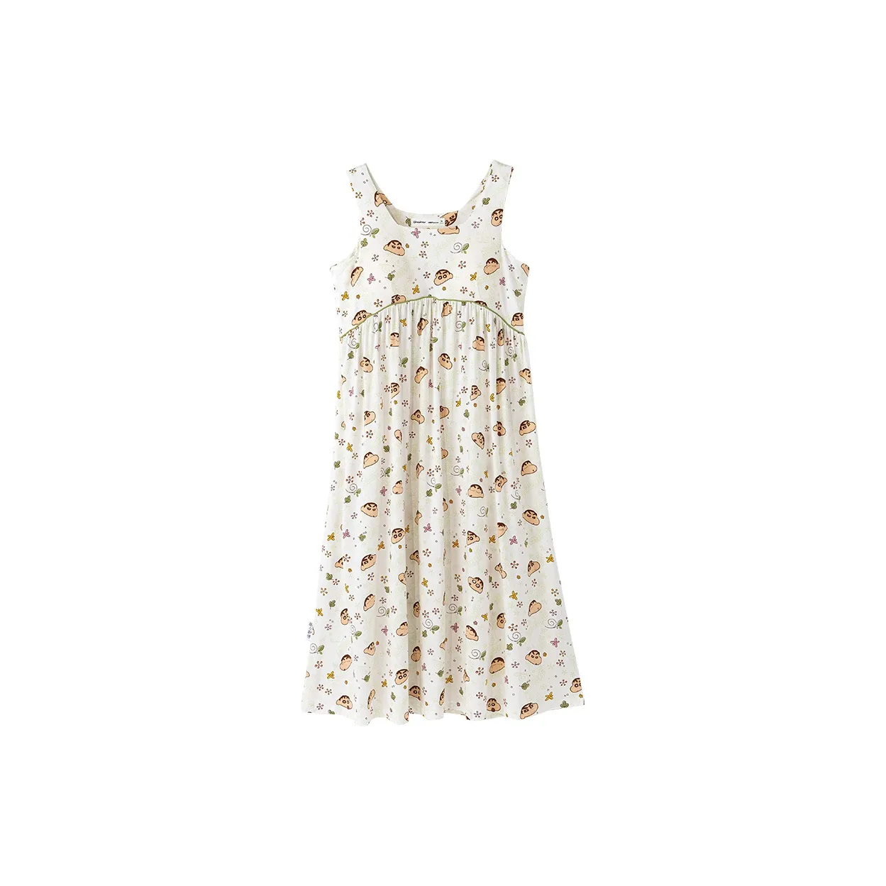 QINZUIMAO x SHINCHAN Nightgown Women's Champagne