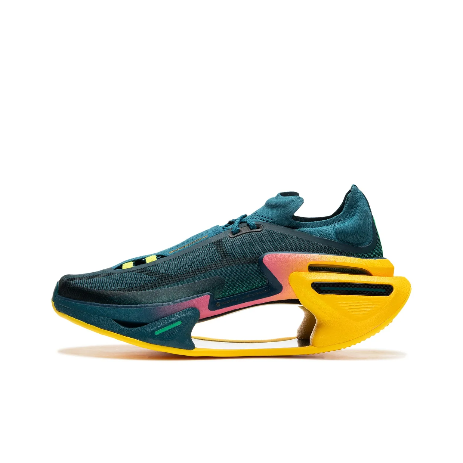 LiNing Shadow 3.0 Cushioning Anti-Slip And Wear-Resistant Low-Top Casual Running Shoes Unisex Green