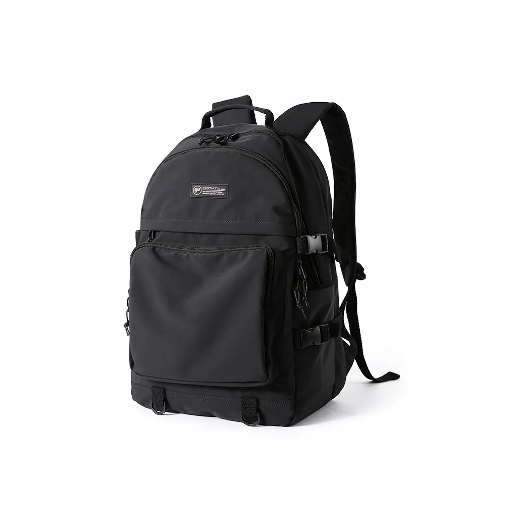 MOYYI Oxford Backpack Medium Unisex Black MOYYI Оксфорд Рюкзак Средний Унисекс Черный
