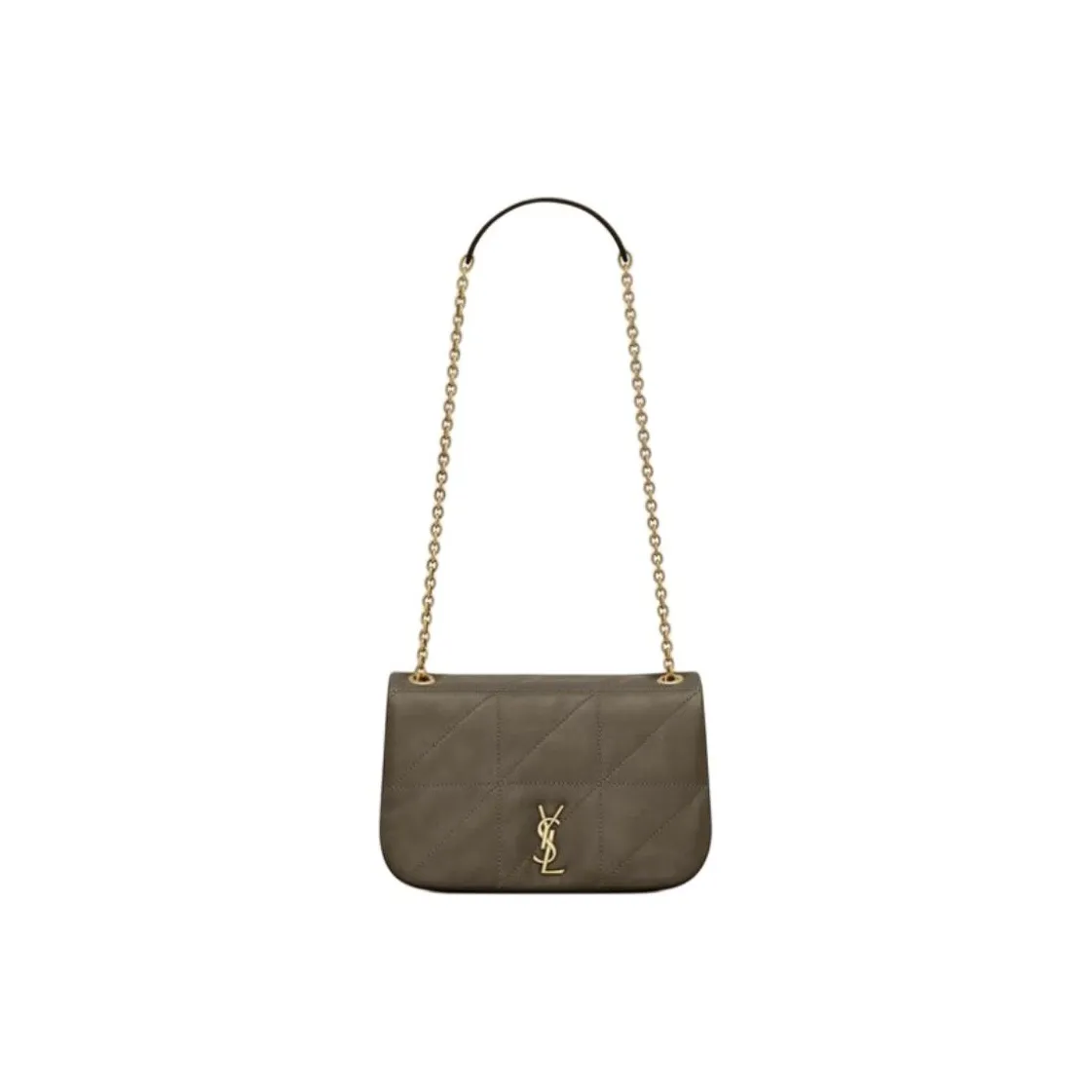 SAINT LAURENT Jamie Sheepskin Crossbody Bag Shoulder Bag Women's Light Musk