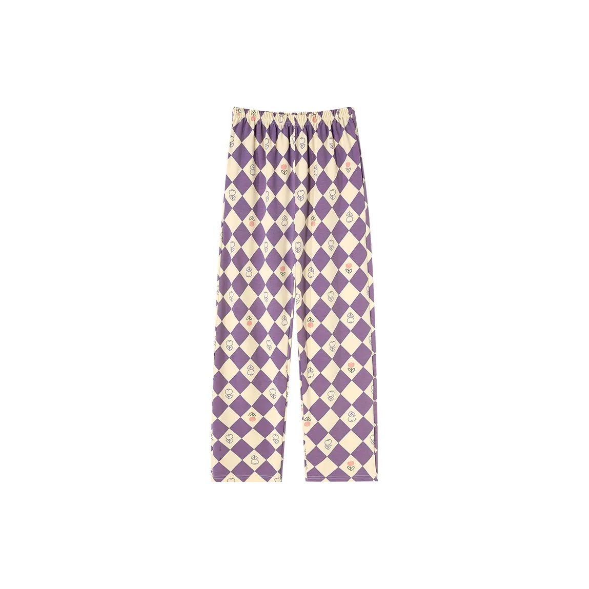 MADALLO Пижамные штаны женские Темно-пурпурный розовый