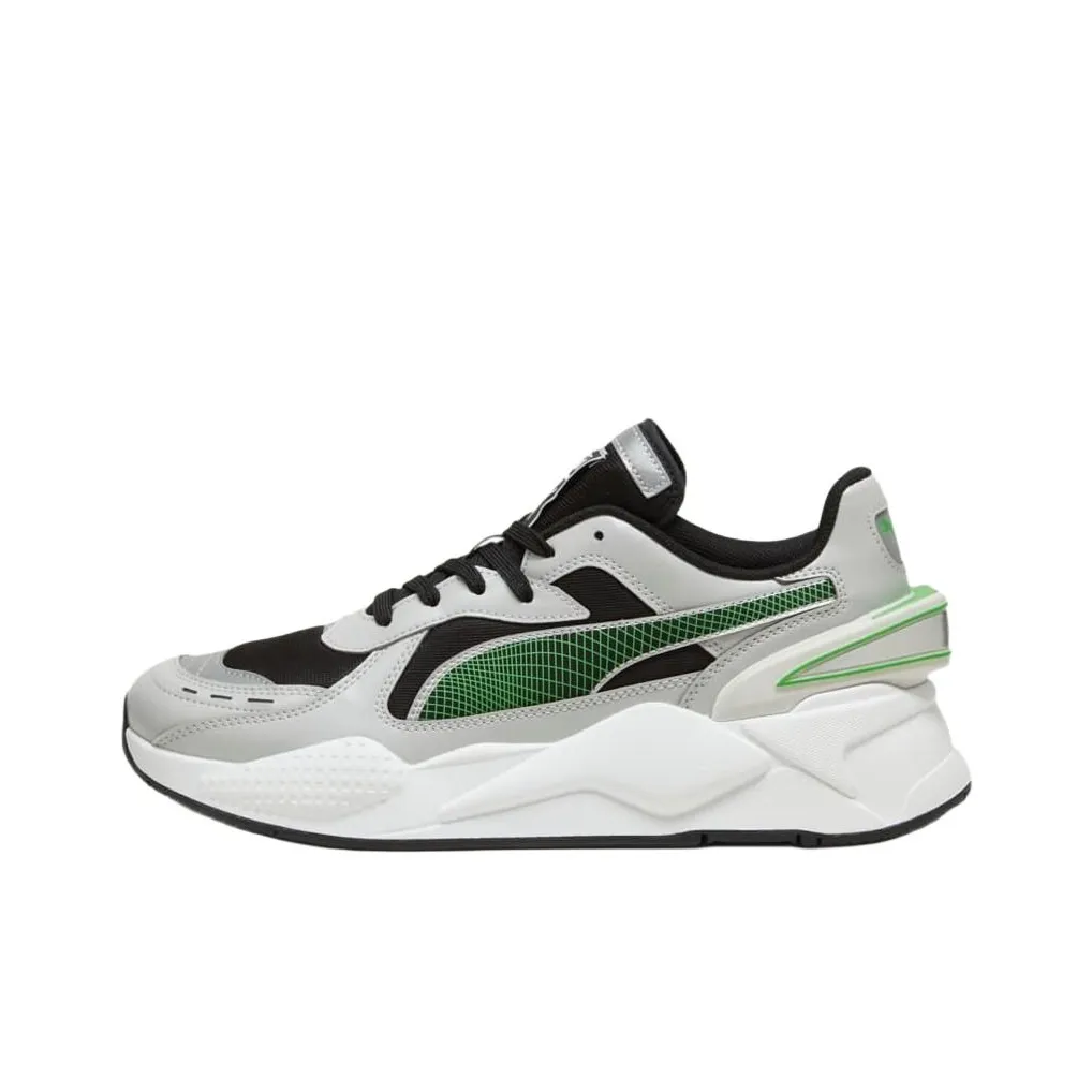 PUMA RS X Cushioning, Wear Resistant Low Top Casual Shoes Unisex Black Gray