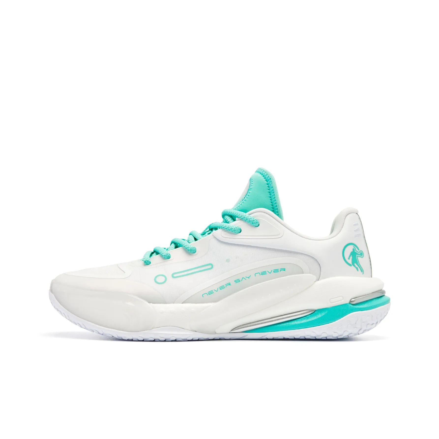 QIAODAN Venom REV LOW Баскетбольные кроссовки Низкий Топ MARS Зеленый Jordan Белый Мужской