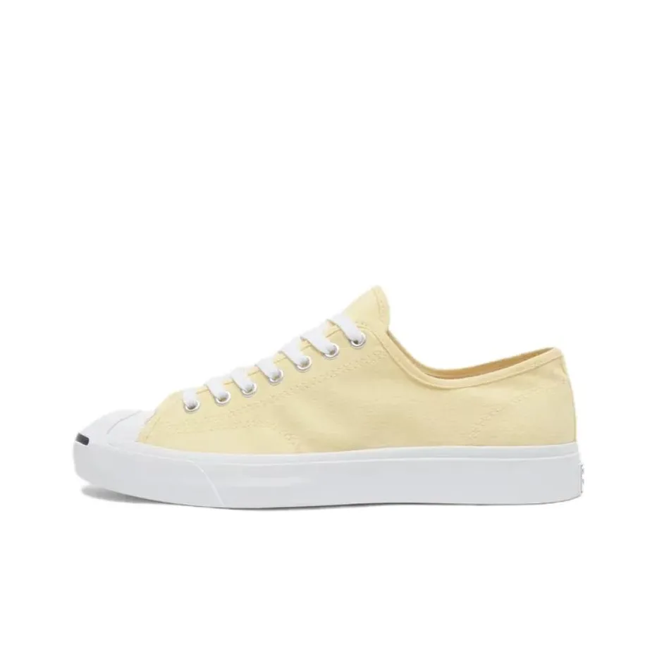 Конверс Jack Purcell Slip-Resistant Abrasion-Resistant Low-Top Скейтборд Кроссовки Унисекс Желтые
