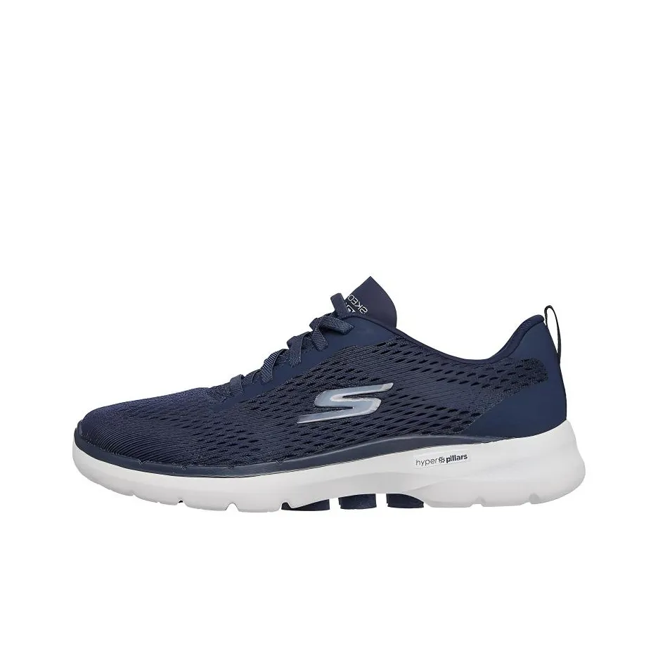 Skechers Go Walk 6 Low Top Casual Shoes Women's Blue