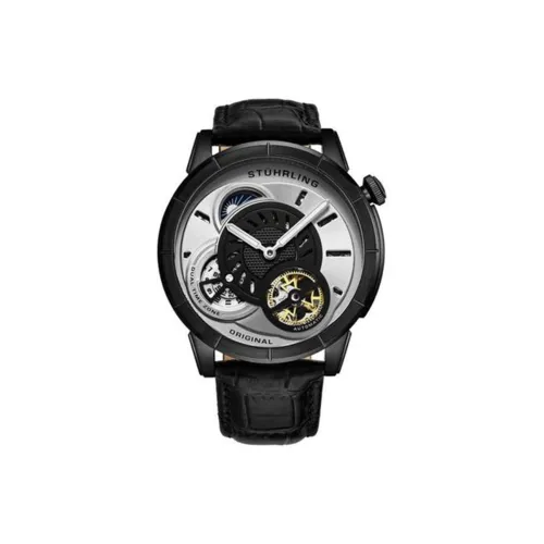 STUHRLING Автоматический Механический Движение Мужские Часы 45mm*14,8mm Серебряный