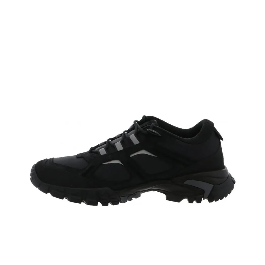 Oakley Anti Slip Wear Resistant Low Top Running Shoes Unisex Black