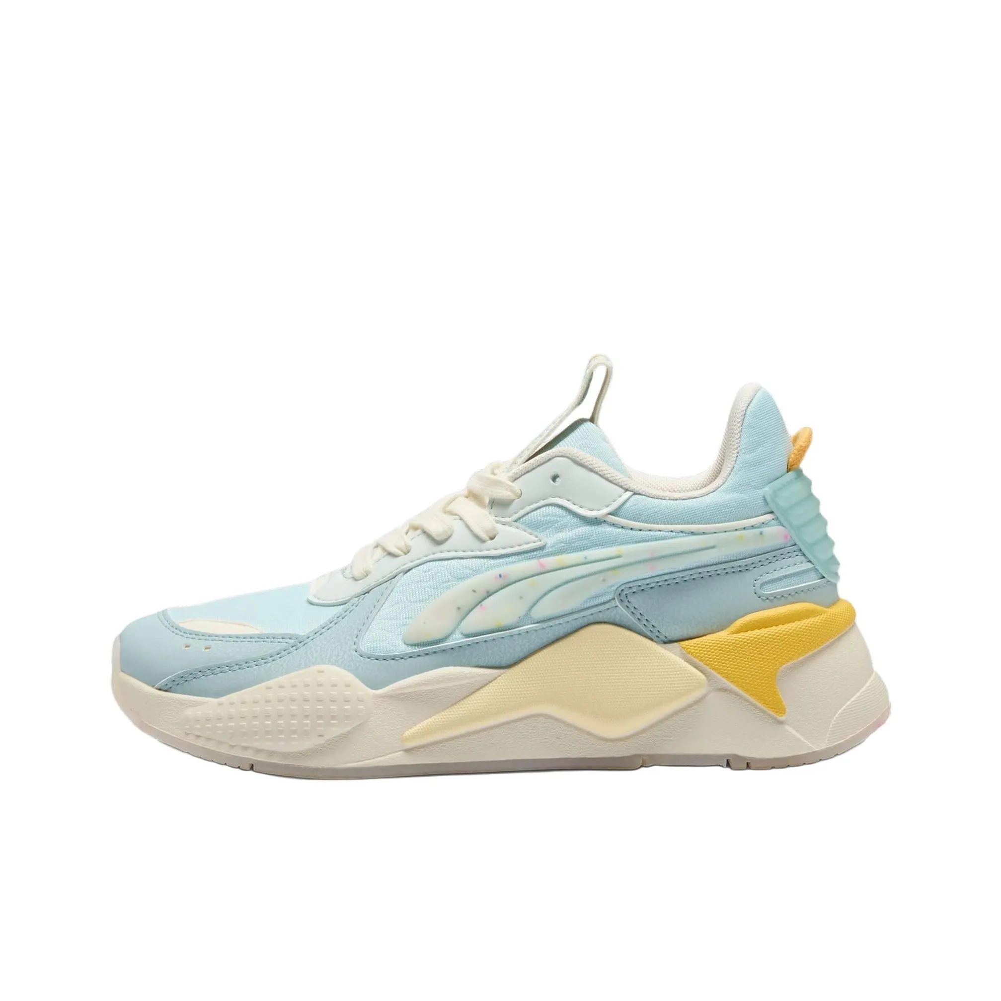 PUMA RS X Anti Slip Wear Resistant Low Top Casual Running Shoes Women's Light Blue
