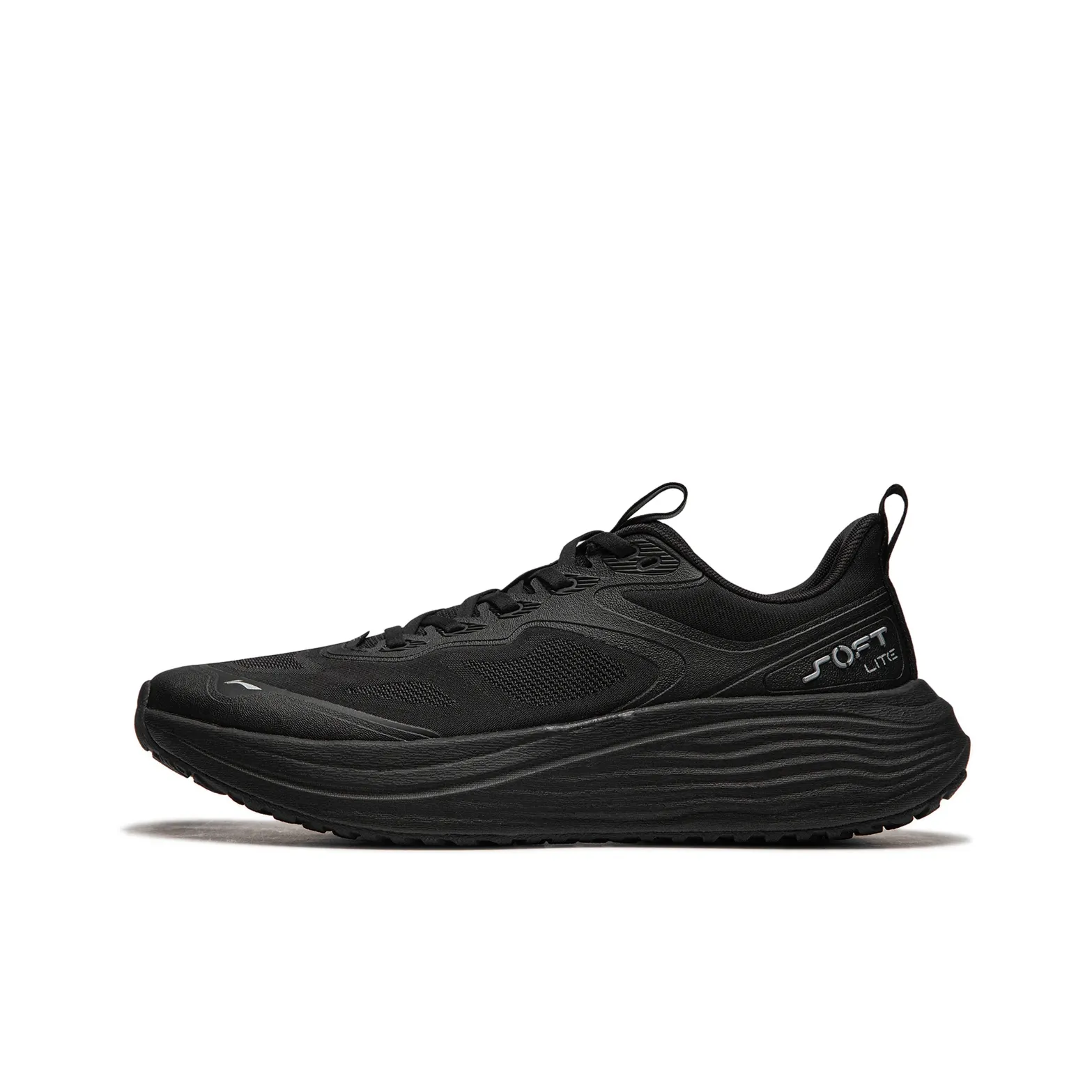 LiNing Soft Lite Wear-resistant Lightweight Breathable And Non-slip. Low-Top Casual Running BALENCIAGA Shoes Men's Black