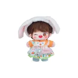 【해골 모델】Chubby 화이트 토끼 crisp + 토끼 next door