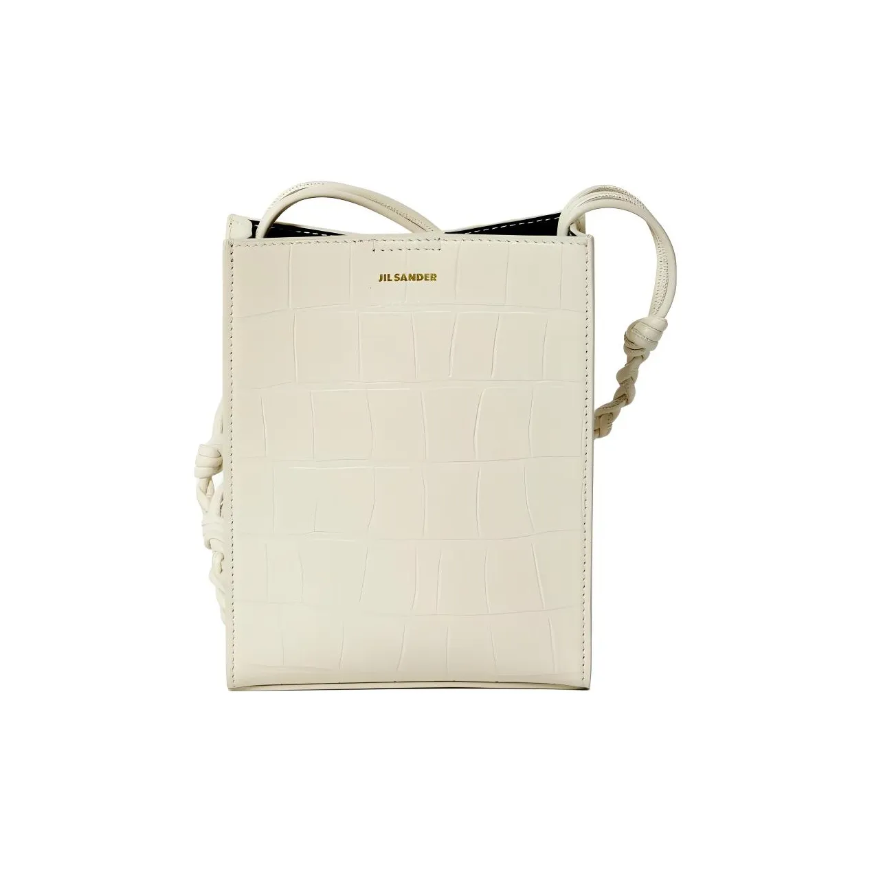 JIL SANDER Logo Embossed Crossbody Bag