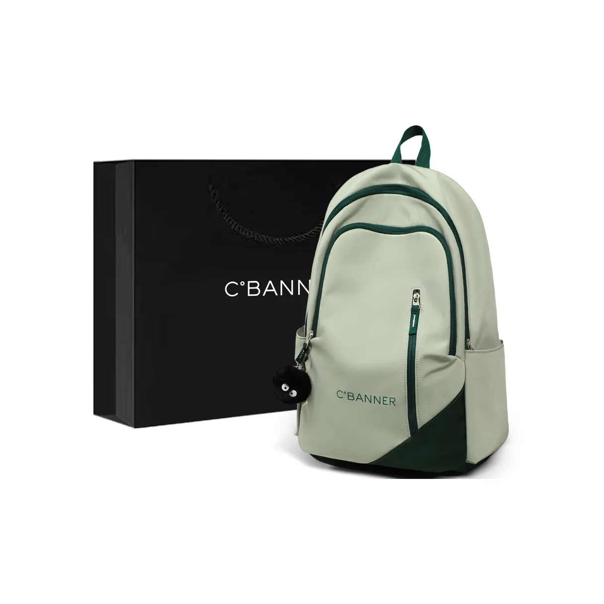 C°BANNER Fabric Backpack Tubas Women's Green