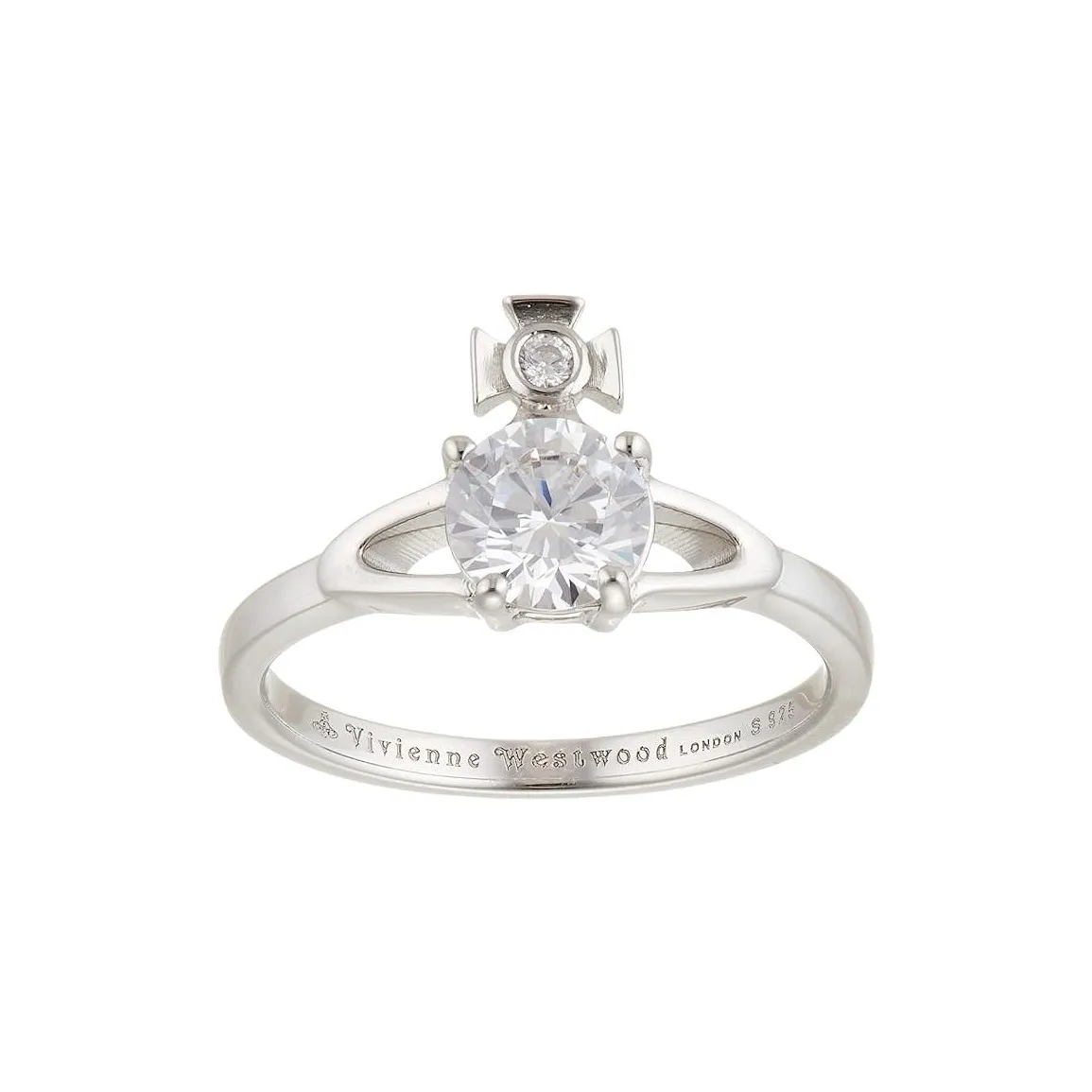 Vivienne Westwood Латунные Кольца Женские Серебряные