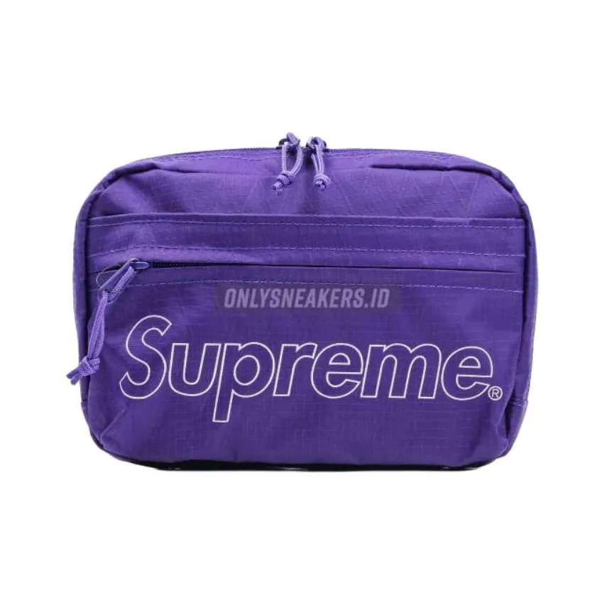 Supreme Nylon Fabric Shoulder Bag, Crossbody Bag Unisex Purple