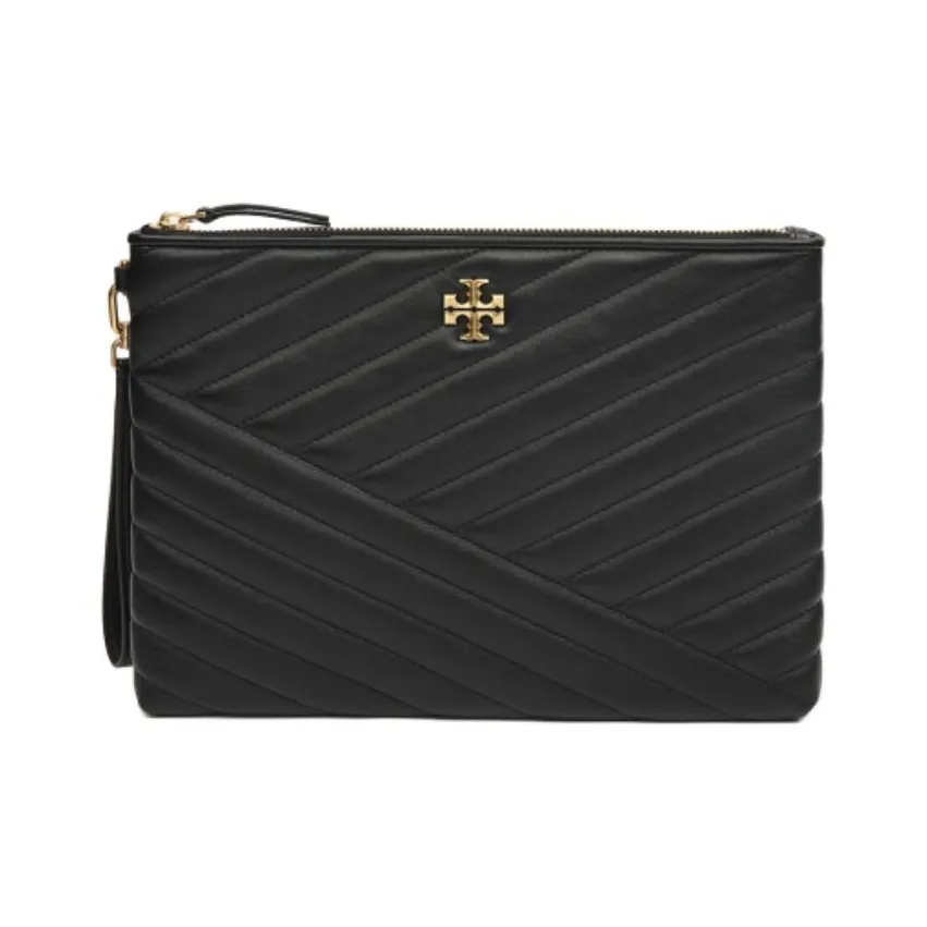 TORY BURCH Sheepskin Clutch Regular Women's Black