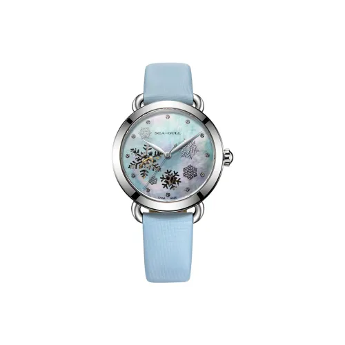 Sea Gull Автоматический Механический Movement Женские Часы 36 мм Синие