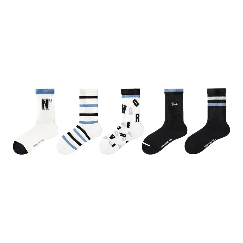 B&C.Room Mid Calf Socks Men's 5 Pack