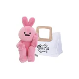 핑크 우정 제스처 (와 날개)