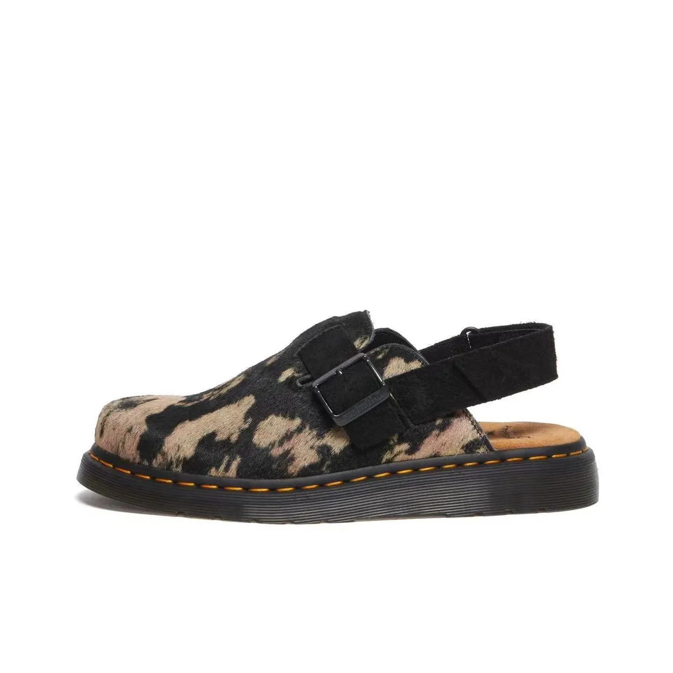 Dr.MartBraided sandal with heel and plateau