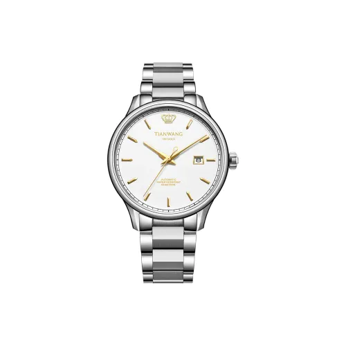 TIAN WANG Механические часы Movement для мужчин Kunlun, 42,5mm*42,5mm*11,3mm, белые