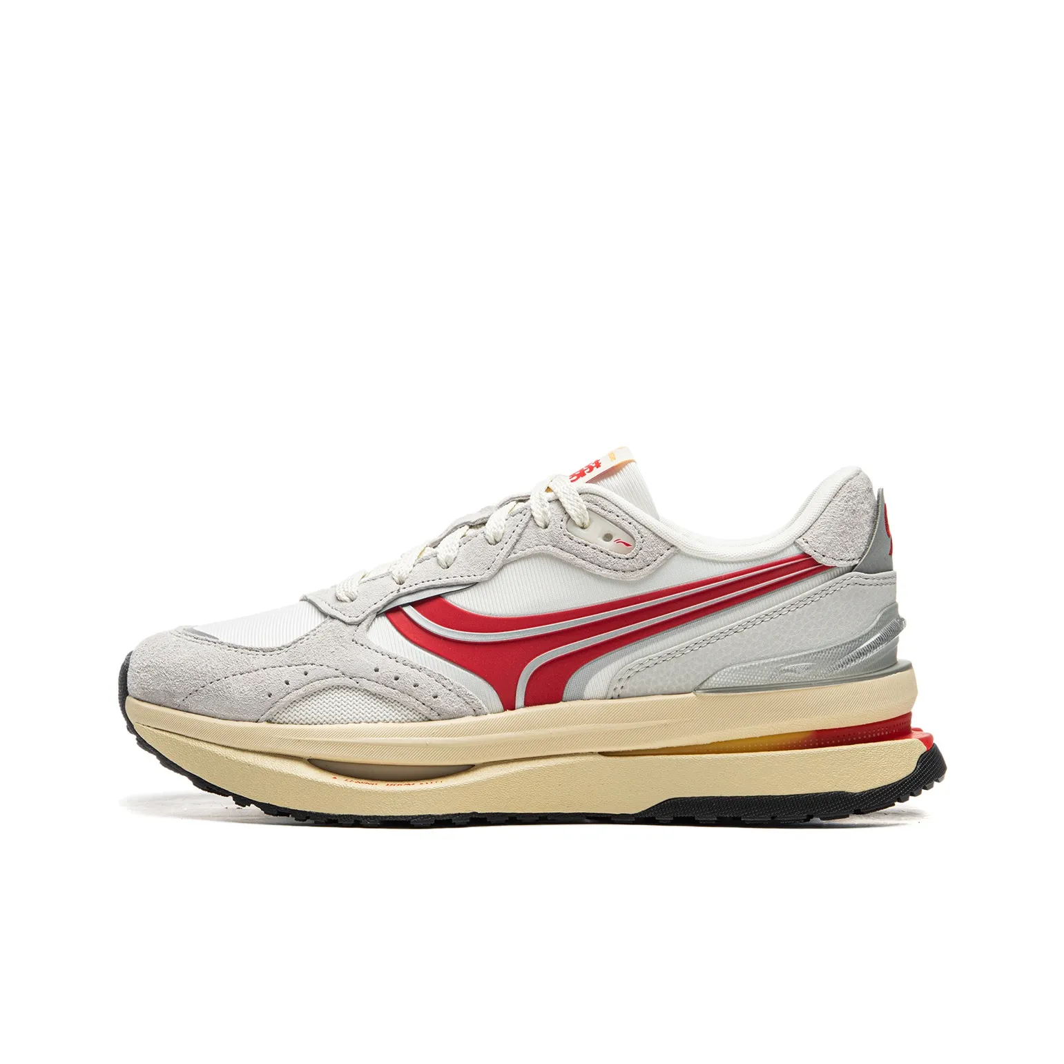 LINING Renrong Renew Casual Shoes Women's Low Top Light Smoke Gray/Ivory