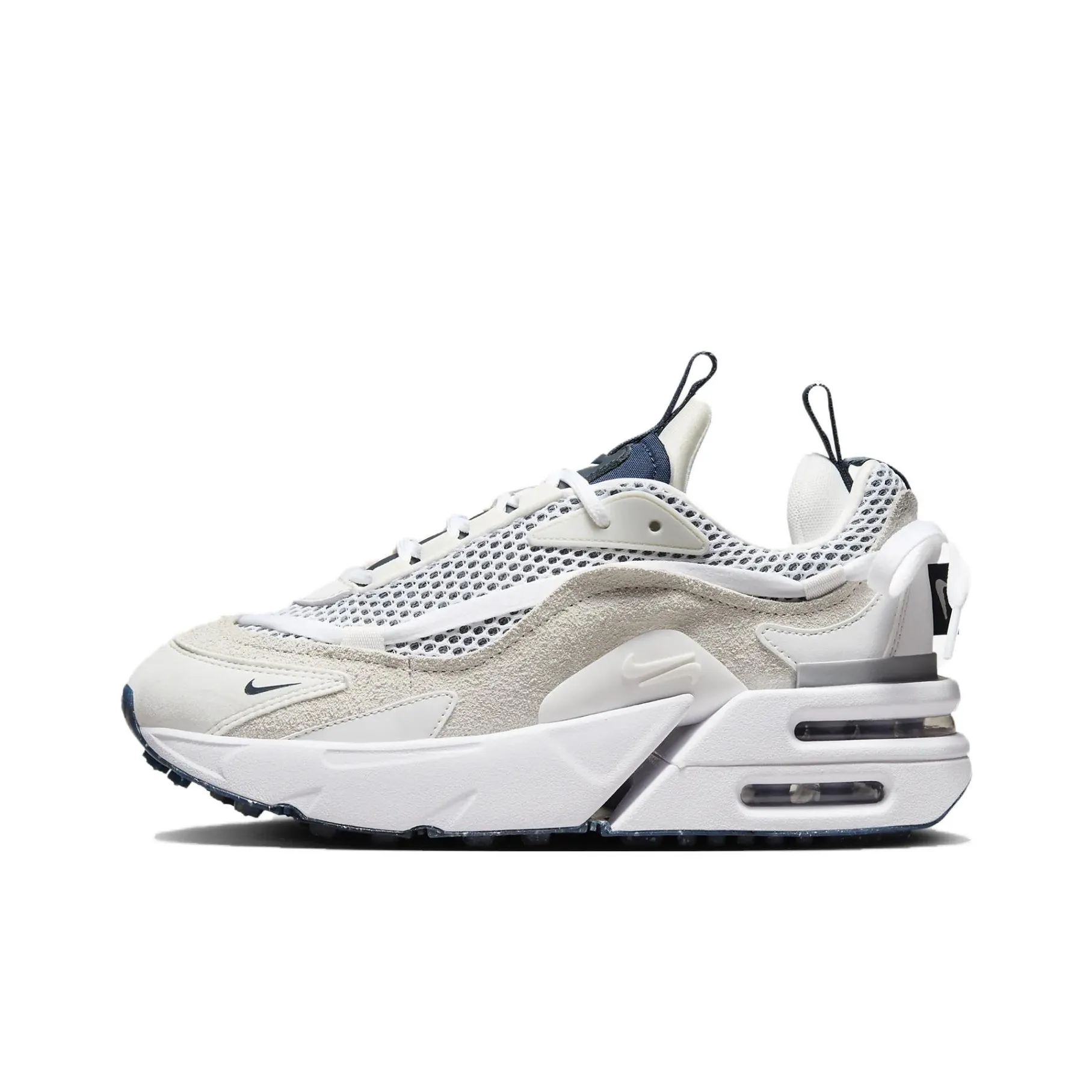 Nike Air Max Furyosa White Light Bone Armory Navy Women's