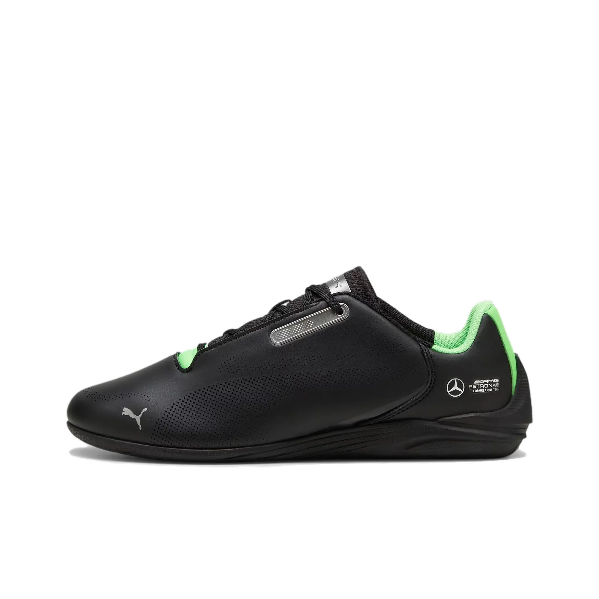 PUMA Mercedes Amg Anti-Slip Wear-Resistant Low-Top Running Shoes Unisex Black Green
