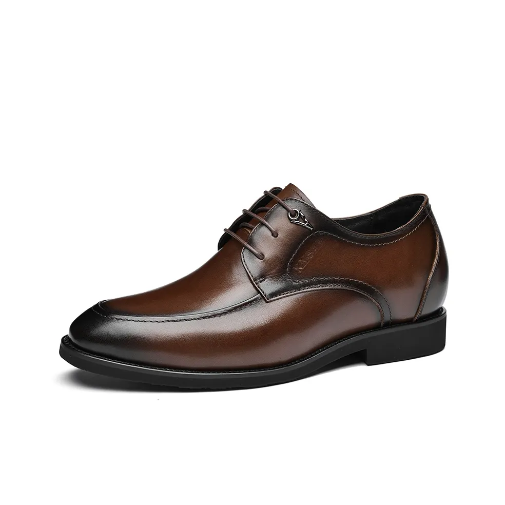 KAISER Dress Shoes Men's Low Top Brown/Black