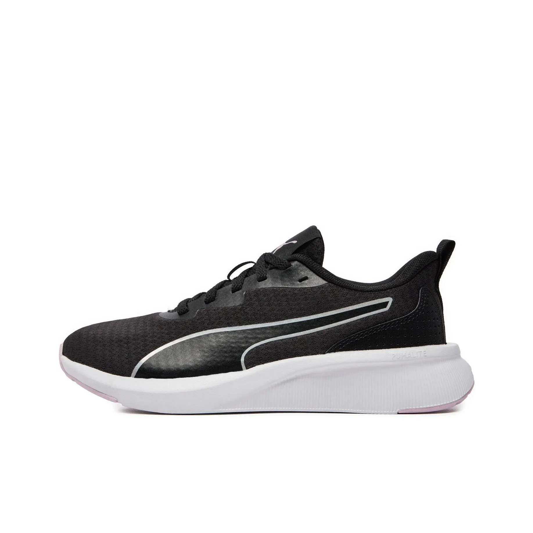 PUMA Flyer Lite Амортизация Противоскользящий Легкий Низкий Топ Бег Унисекс Черный Фиолетовый