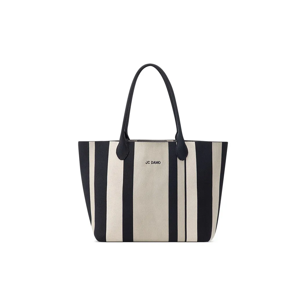 JC DAMO Fabric One Shoulder Handbags Women's Color Blocking Stripes