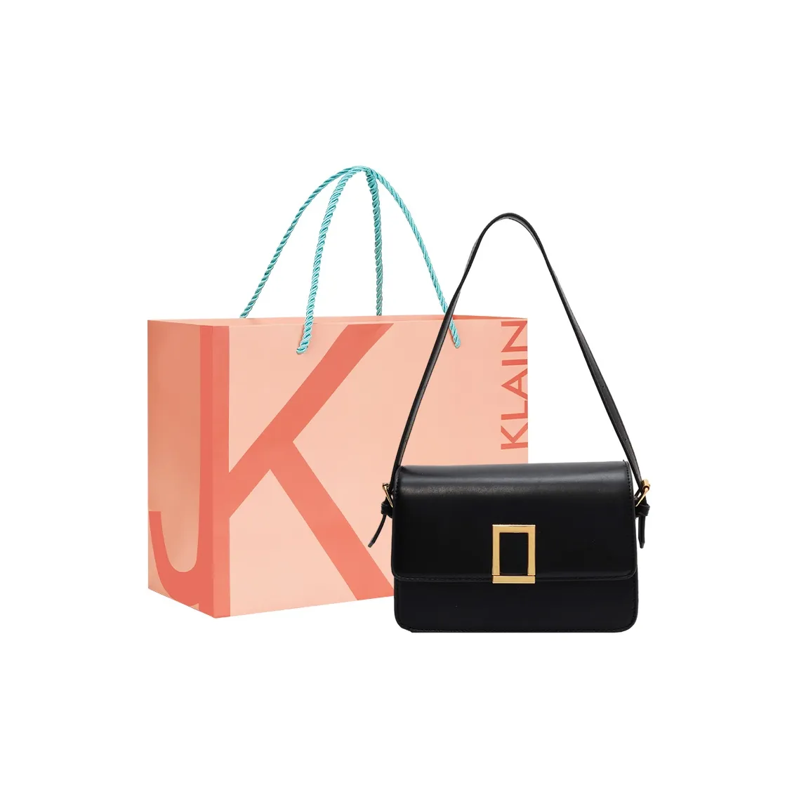 JANE KLAIN Сумка из ПУ (полиуретана) Кожа Тофу Маленькая Квадратная Сумка Сумка через плечо Стандартная Женская Черная Белая Коричневая