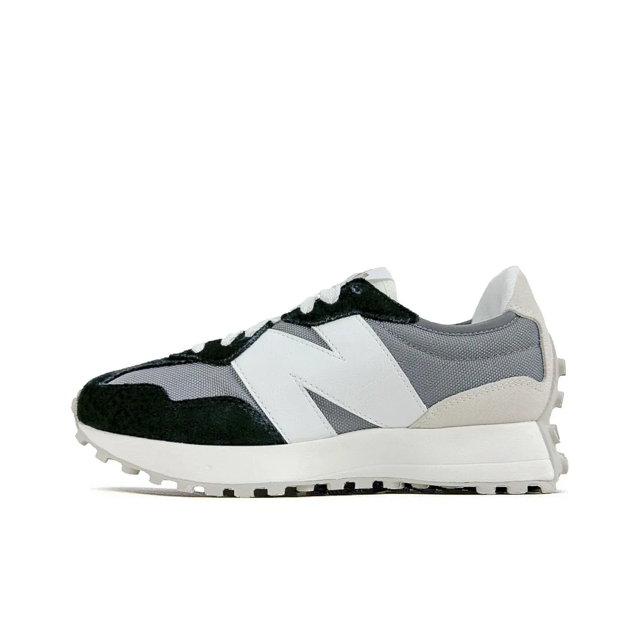 New Balance NB 327 Устойчивый к истиранию Низкий Топ Повседневные Беговые кроссовки Унисекс Черный Серый Белый