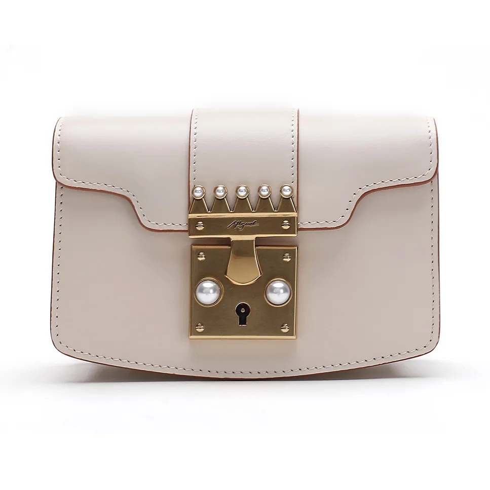 Miguel Vieira Сумка через плечо из коровьей кожи маленькая сумка на плечо белая для женщин