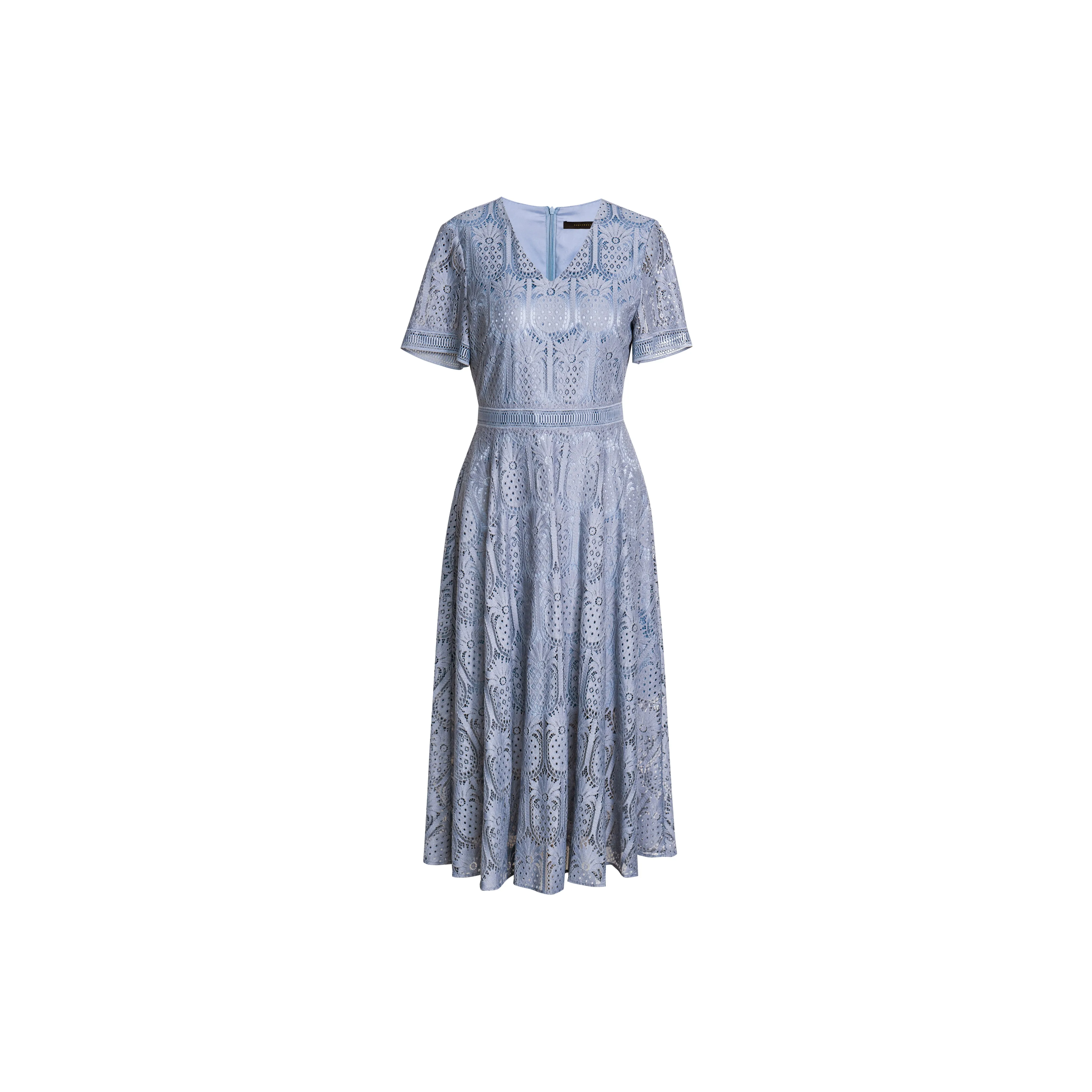 ROEYSHOUSE Short Sleeved Dresses Women's Dusty Blue