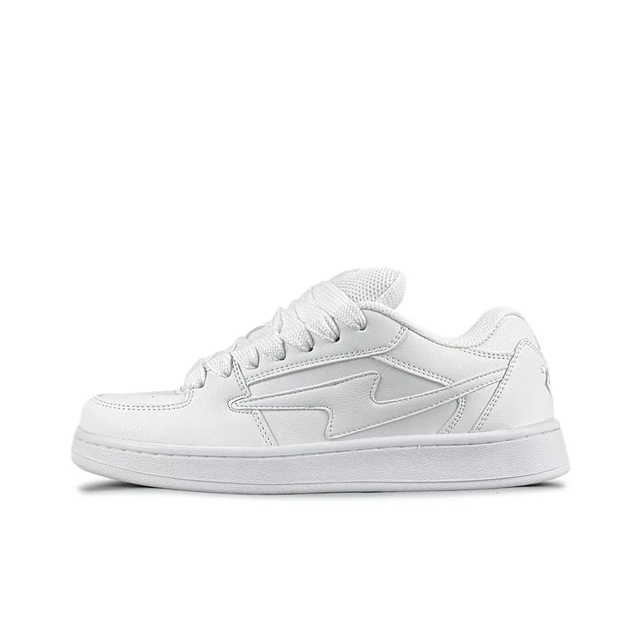 LuzaoT SUPER DRAG Пухлые туфли Slip-resistant Abrasion-resistant Низкий топ Скейтборд Кроссовки Unisex Pure White