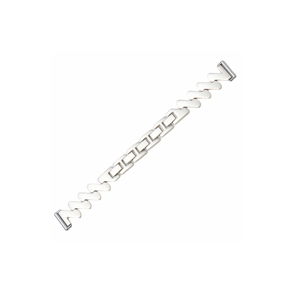 FZRT Strap Huawei Compatibility Metal Wave Pattern Steel Band Metal Summer Wristband