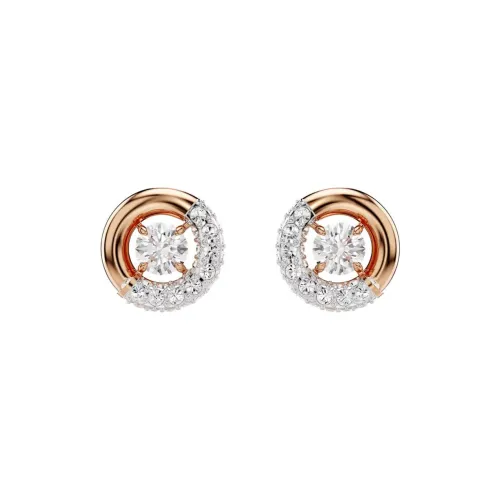 Swarovski Dextera Синтетический Кубический Цирконий Серьги-гвоздики Женские