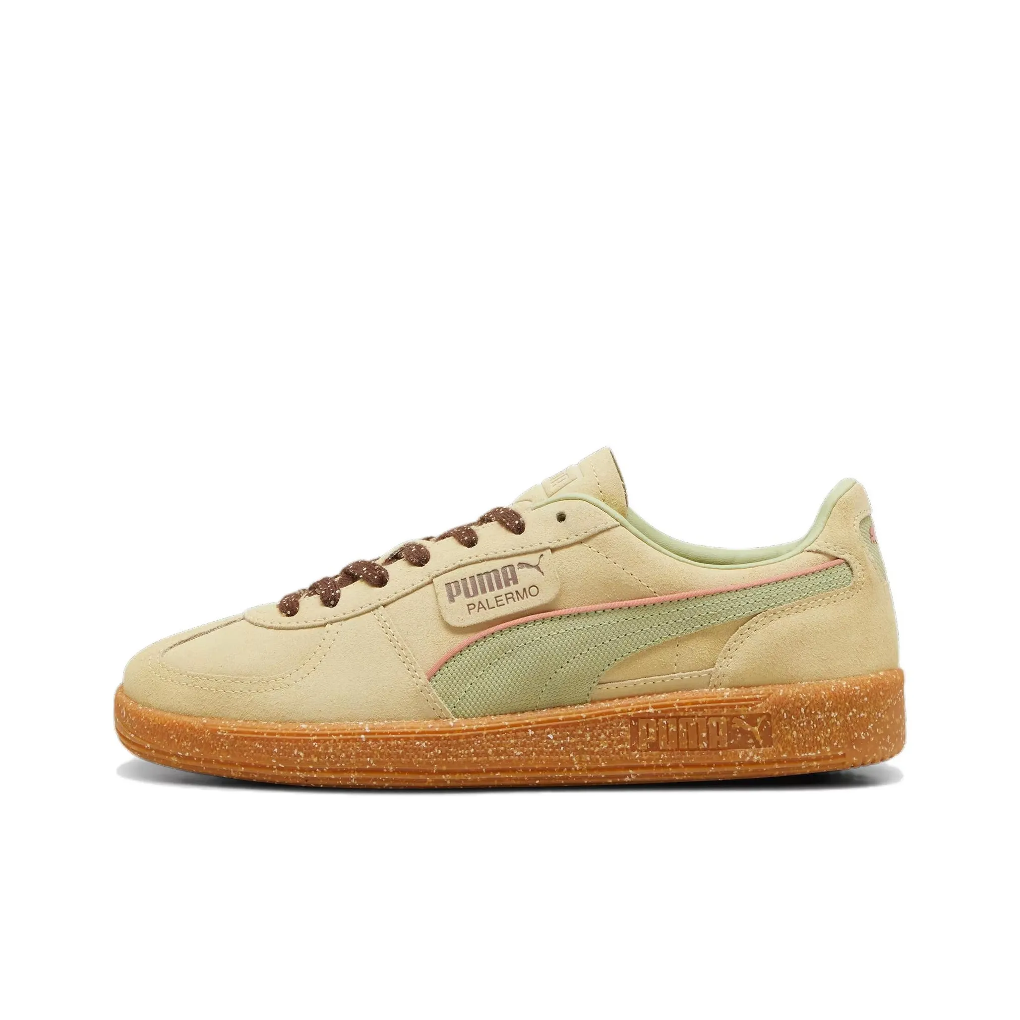PUMA Palermo Skateboard Shoes Unisex Low-Top Brown/Green