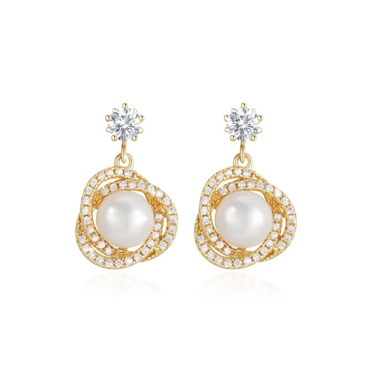 QIMEILA Серьги-гвоздики из стерлингового серебра 925 пробы для женщин