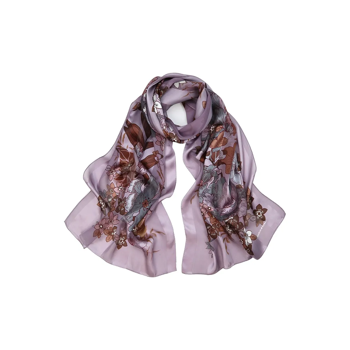 MARJAKURKI Silk Scarves Women's